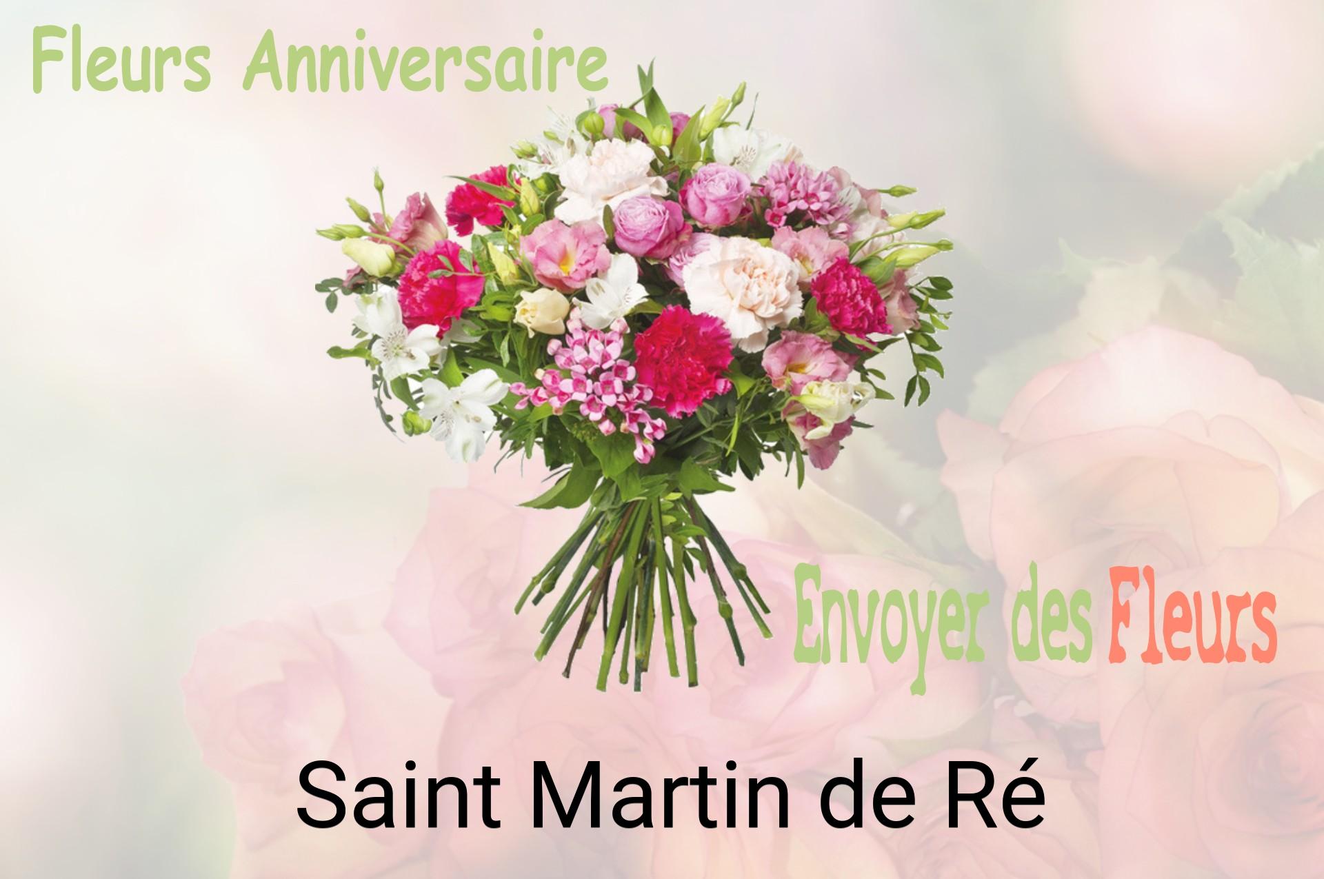 Bouquet de fleurs d’anniversaire livré à Saint-Martin-de-Ré