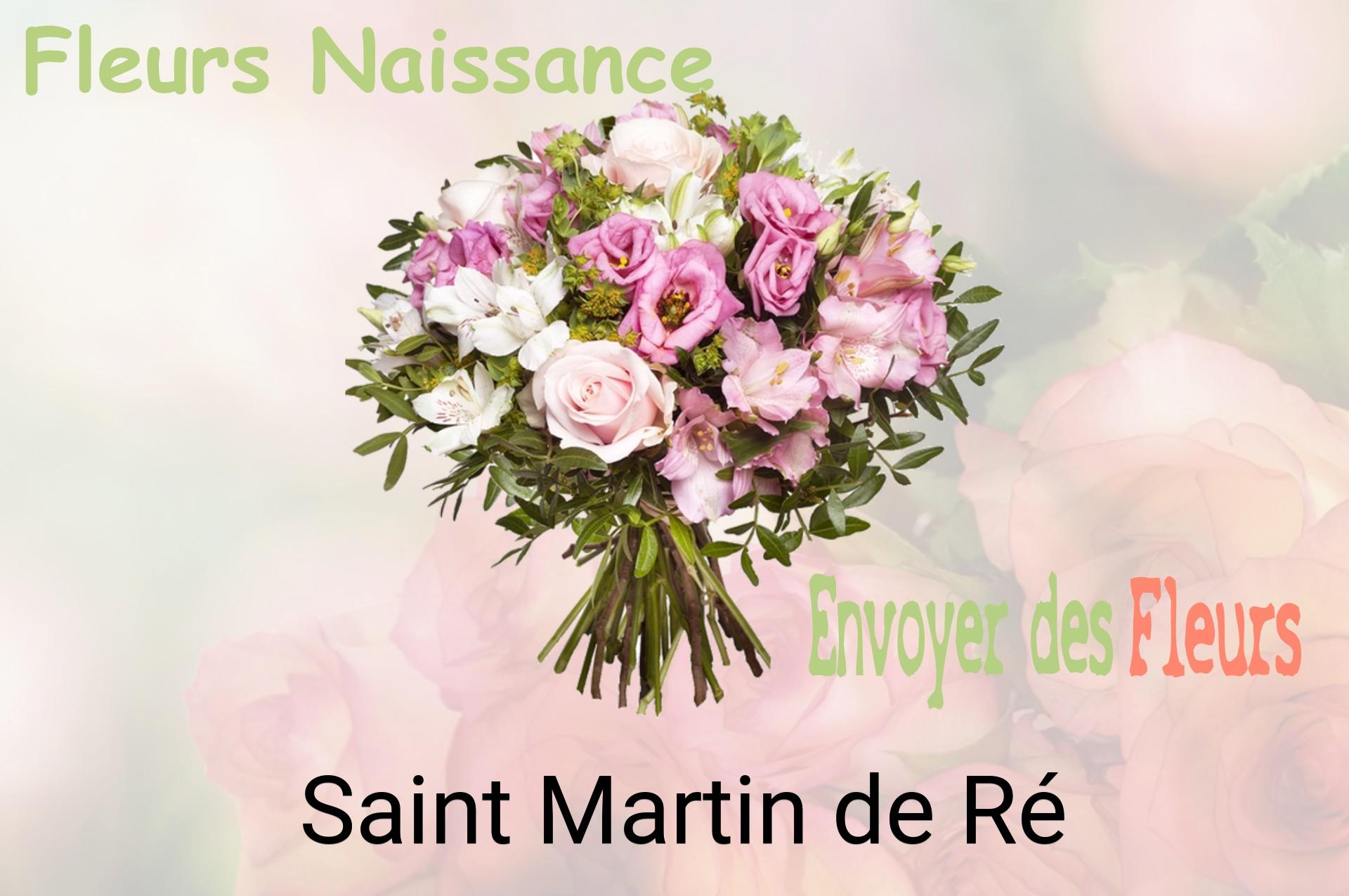 Bouquet de fleurs de naissance livré à Saint-Martin-de-Ré